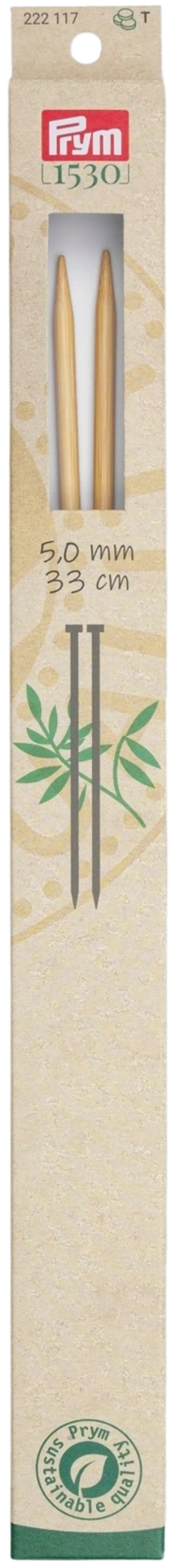 Prym 1530 neulepuikko 5,0 33cm bambua | Prisma verkkokauppa