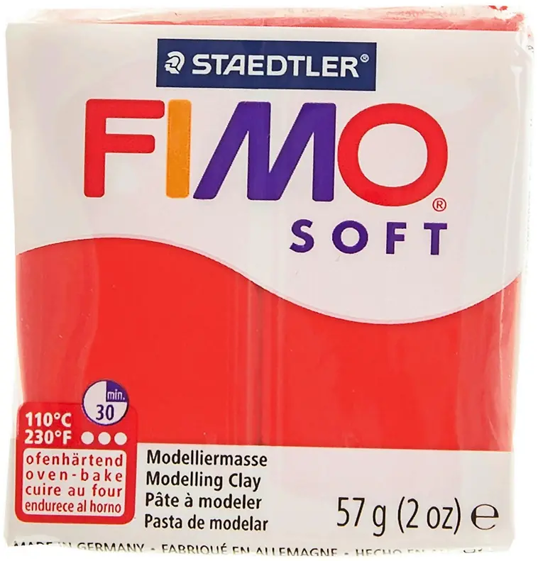 FIMO Soft muovailumassa, intianpunainen, 57 g