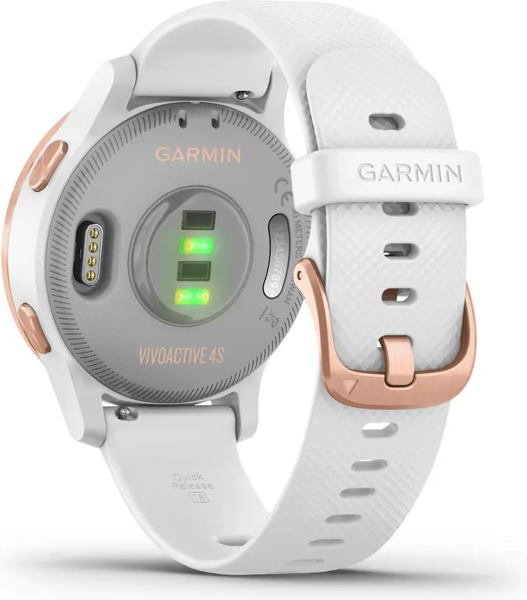 Garmin GPS-älykello Vivoactive 4S valkoinen/ruusukulta - 4
