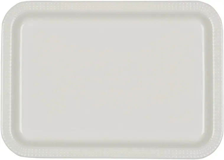 Kultakeramiikka Aito lautanen valkoinen 20x28cm