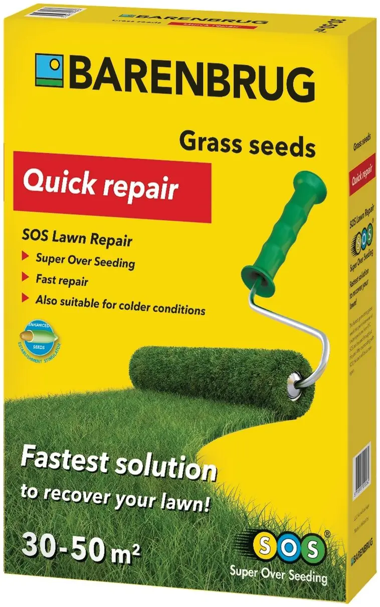 Barenbrug nurmikkoseos 1 kg Super Over Seeding (SOS)