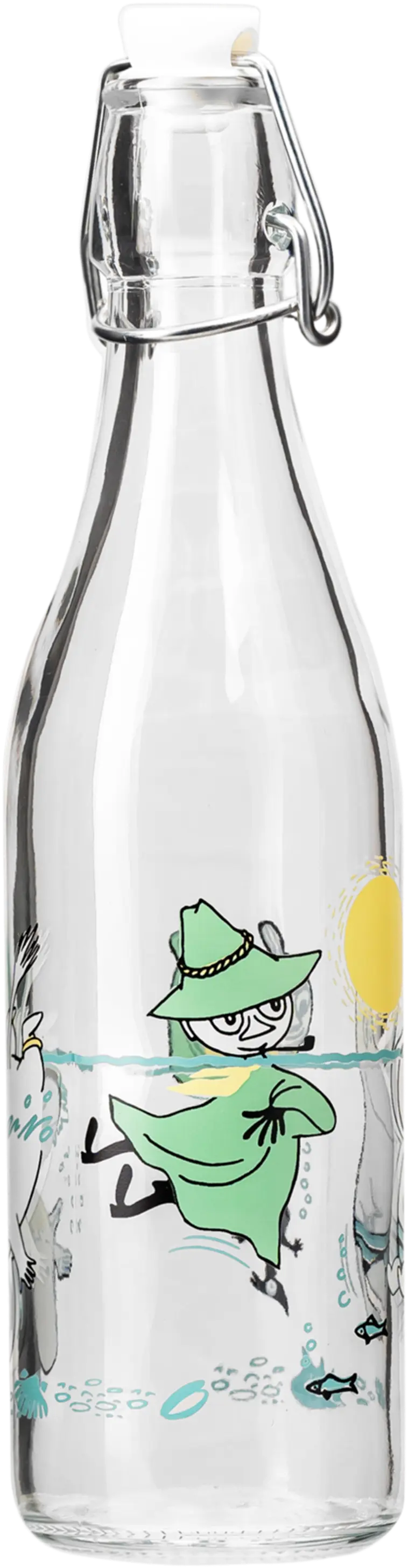 Muurla lasipullo Muumi Vilskettä Vedessä 0,5 l - 2