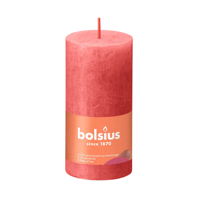 Bolsius RUSTIIKKI PK 100/50 Blossom Pink