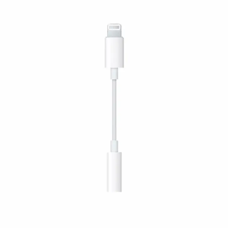 Apple Lightning kuulokesovitin 3,5mm valkoinen