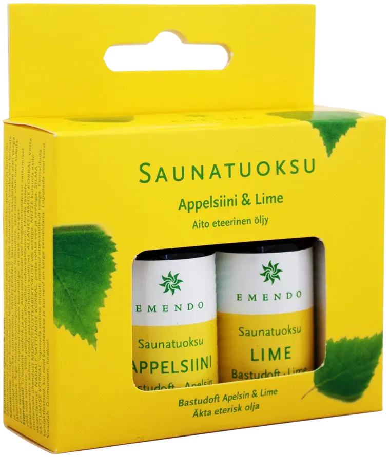 Emendo 2x10ml saunatuoksut appelsiini ja lime | Prisma verkkokauppa