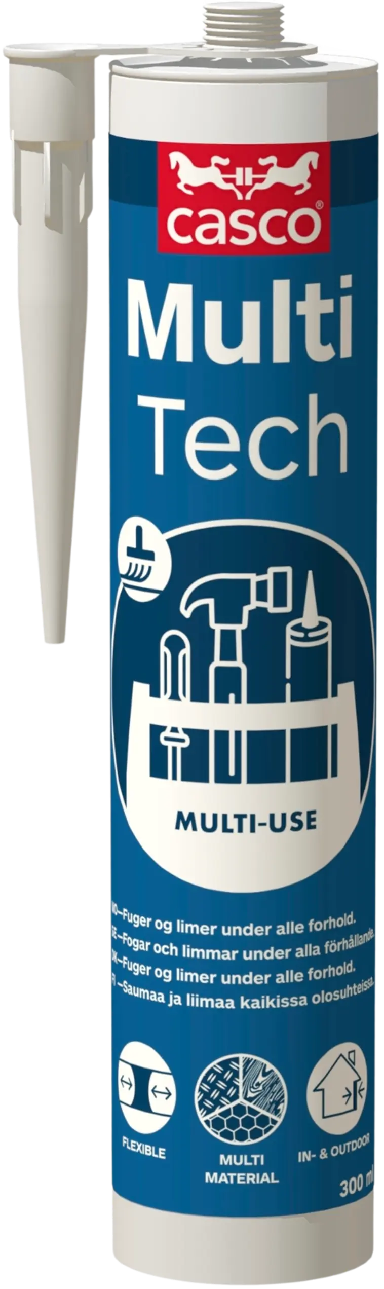 Casco liima- ja tiivistemassa MultiTech valkoinen 300ml | Prisma  verkkokauppa