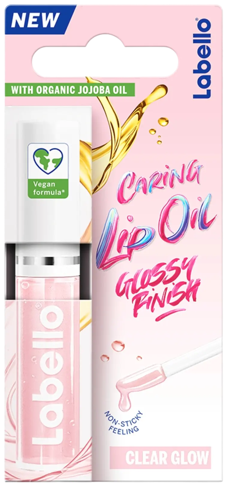 Labello 5,5ml Caring Lip Oil Clear Glow -huuliöljy