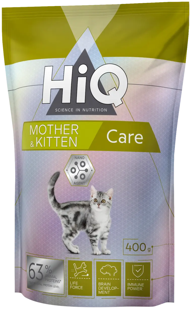 HiQ Kitten & Mother Care kissanpentujen ja emojen täysravinto 400 g