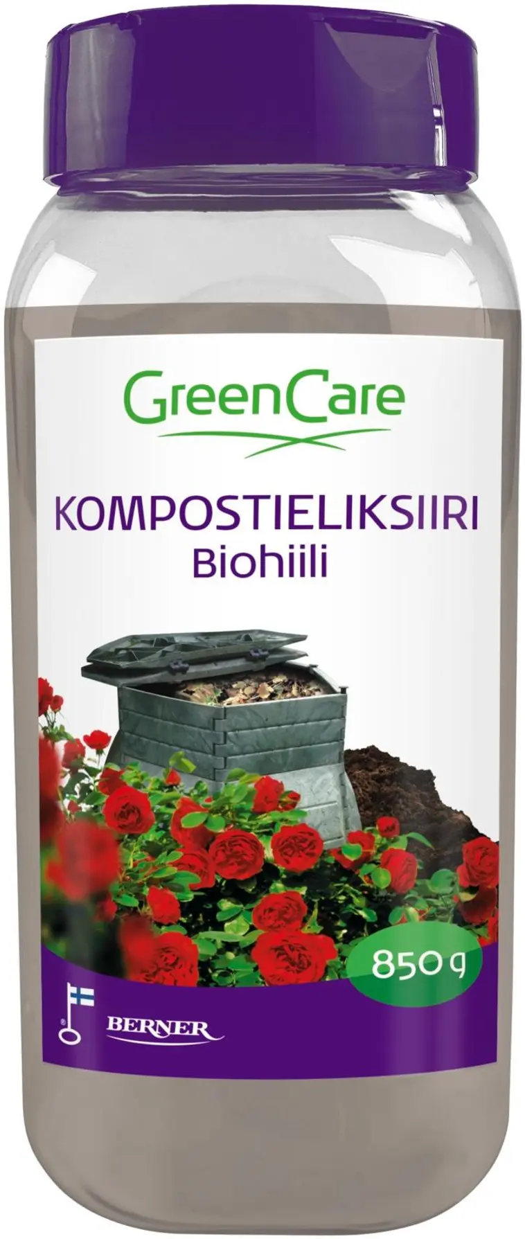 Greencare kompostieliksiiri biohiili 850 g