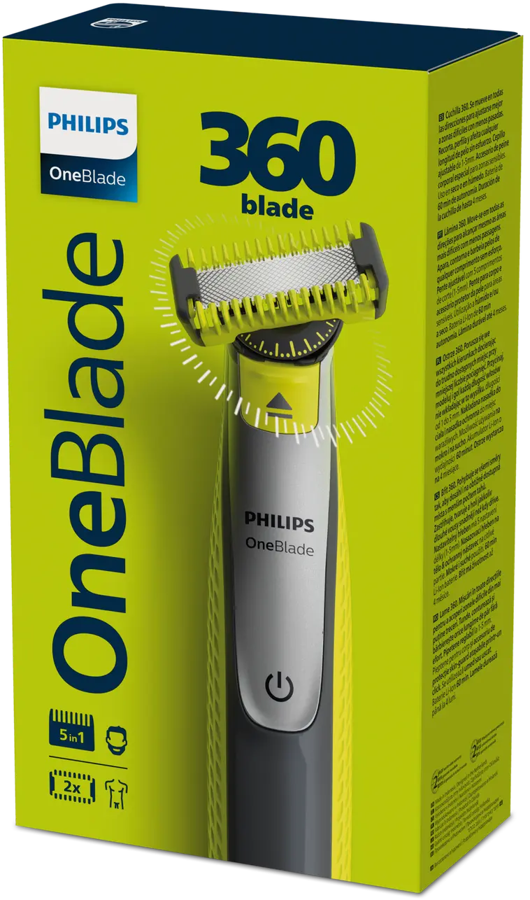Philips OneBlade F&B 360 terällä QP2830/20 - 4