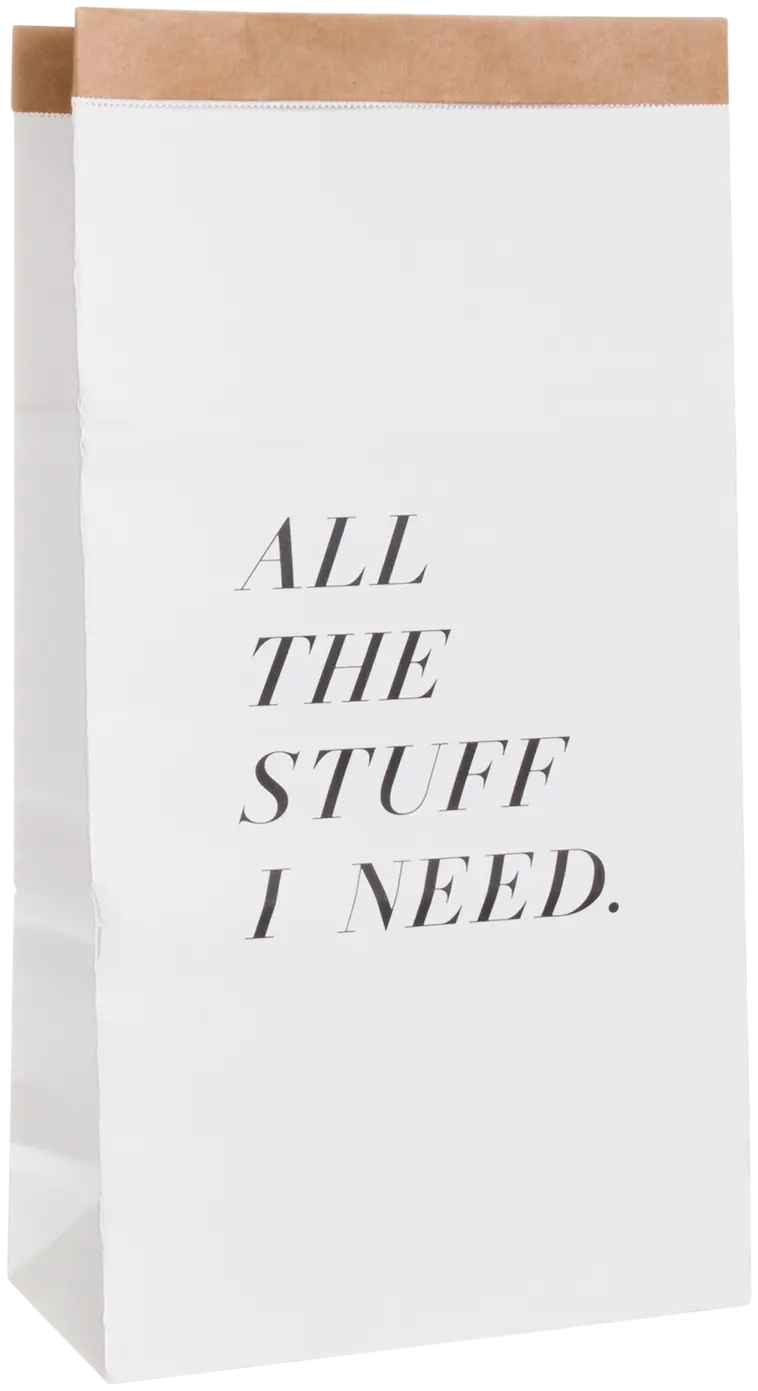 AmandaB paperipussi 32x16x61cm All the stuff I need