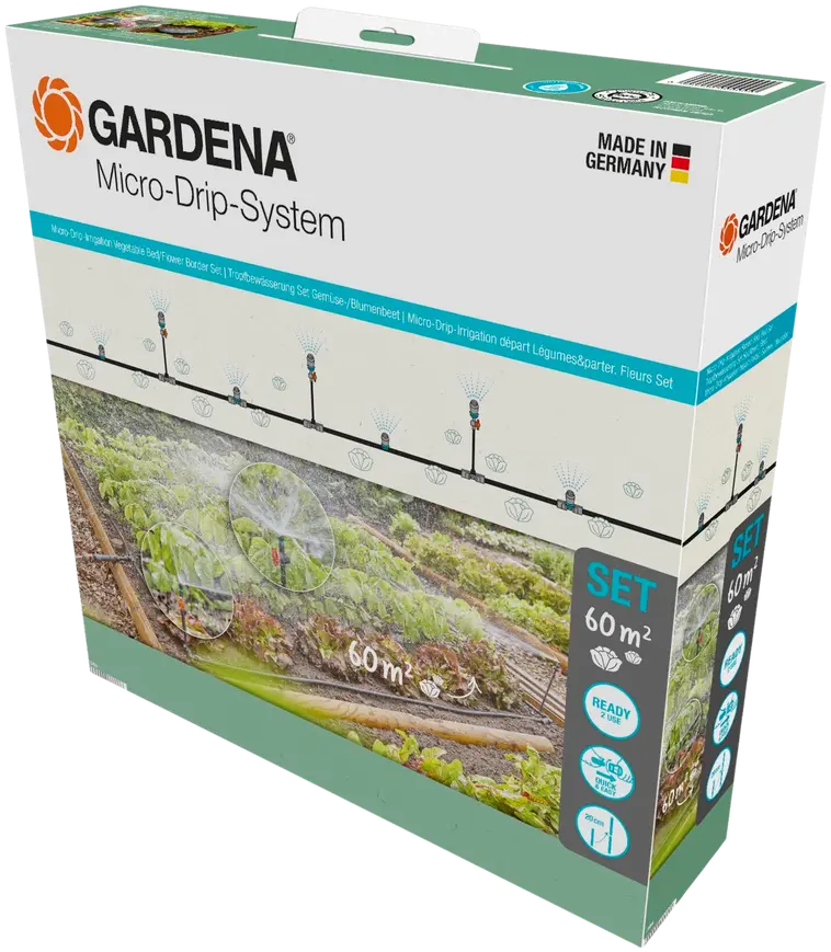 Gardena Micro-Drip-kastelusarja istutusalueelle