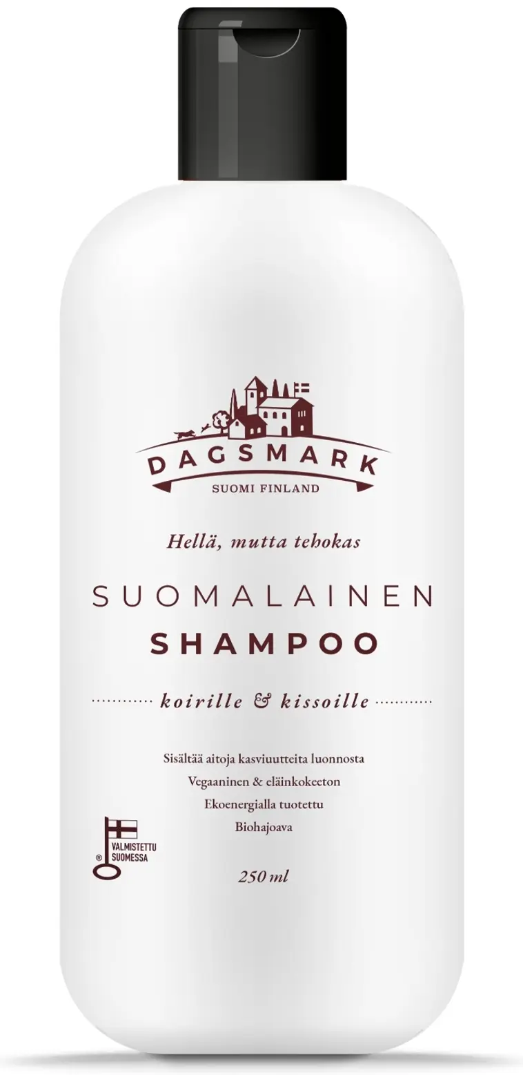 Dagsmark suomalainen shampoo kissoille ja koirille 250 ml