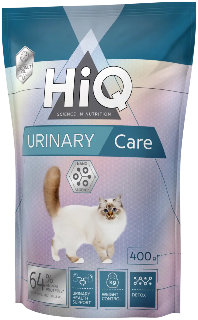 HiQ Urinary Care kissojen täysravinto virtsatieongelmiin 400 g