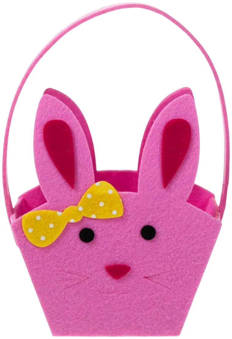 AmandaB Pääsiäiskori pinkki pupu