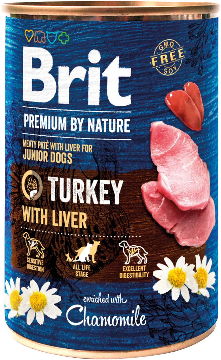 Brit Premium by Nature Kalkkuna-maksa pennulle 400 g | Prisma verkkokauppa