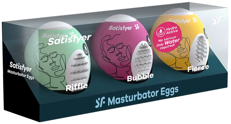 Masturbator Egg 3 kpl - 2