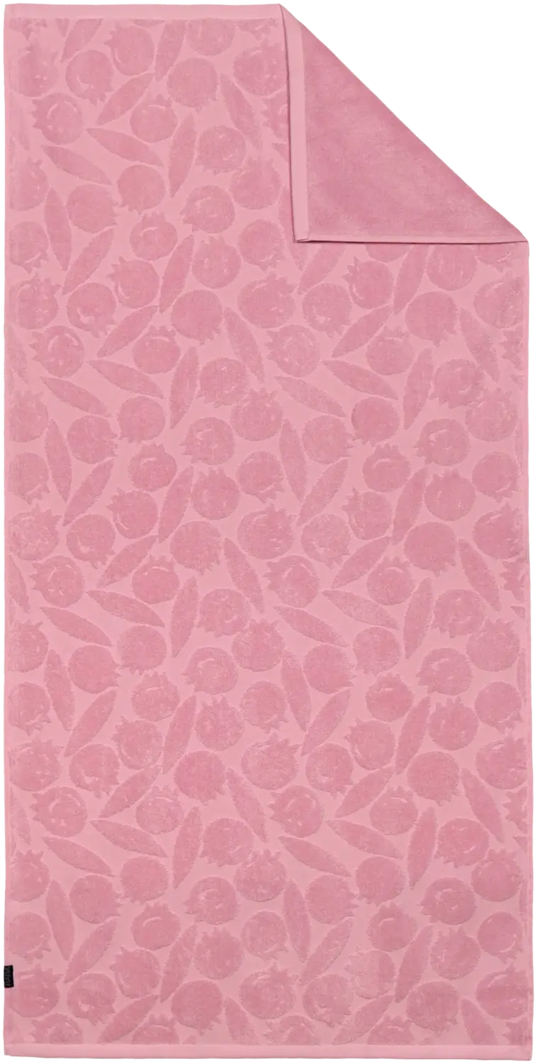 RATIA kylpypyyhe Metsämarja 70x140 pink