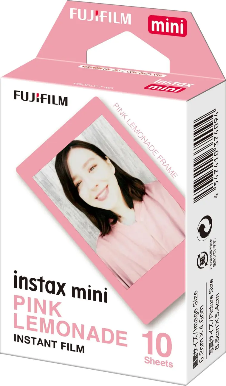 Fujifilm pikakameran filmi Instax Mini film Pink Lemonade 10 kuvaa