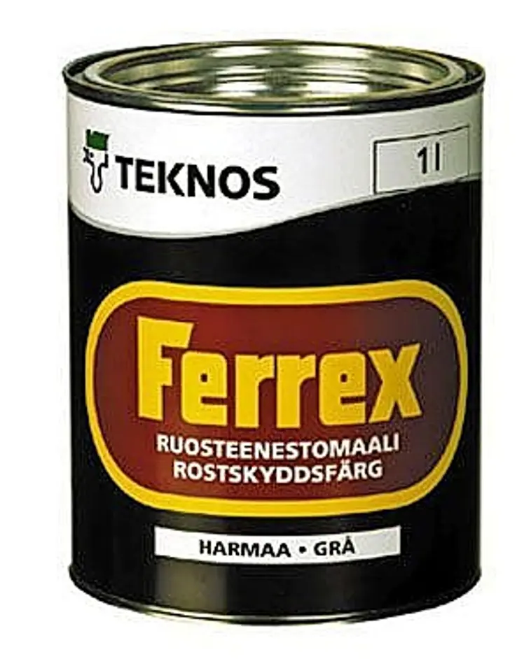 Teknos Ferrex ruosteenestomaali 0,33l valkoinen