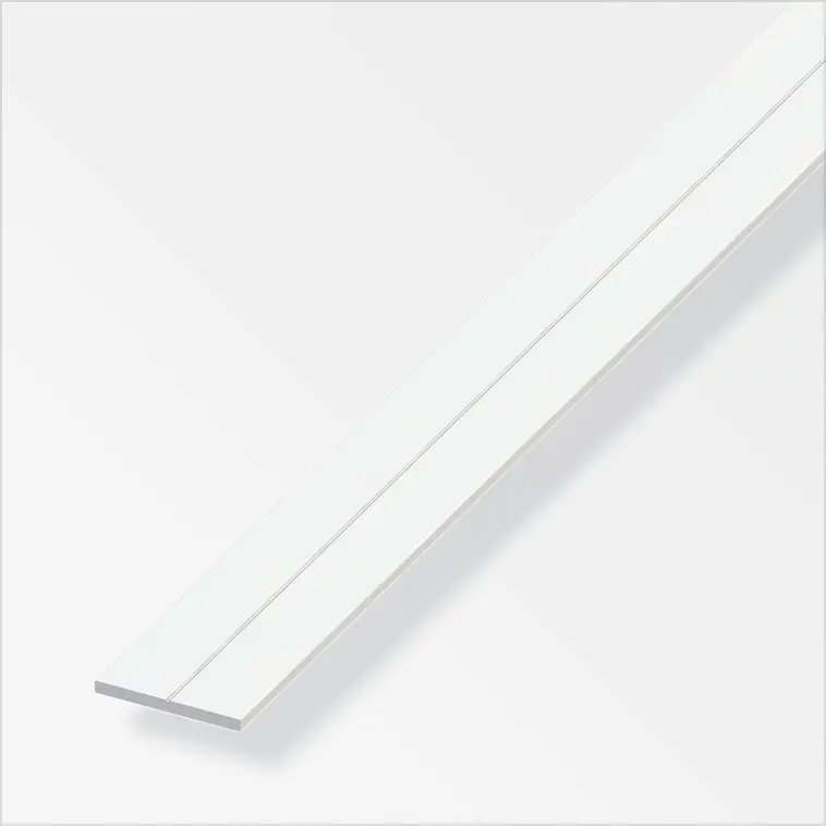 Alfer PVC lattatanko 11,5x2mm x 1m valkoinen