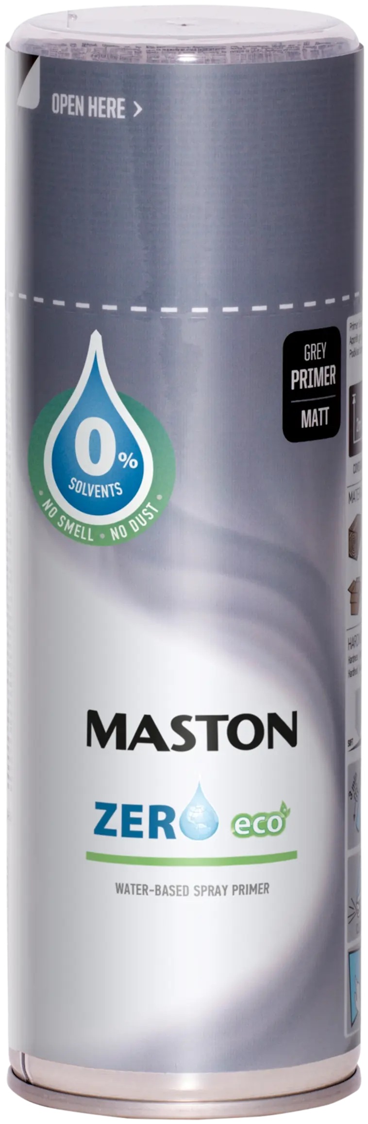 Maston Spraymaali Zero pohjamaali harmaa 400ml | Prisma verkkokauppa