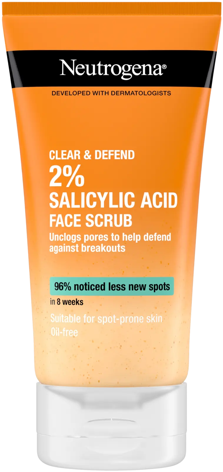 Neutrogena Clear & Defend Facial Scrub kuorintavoide 150 ml