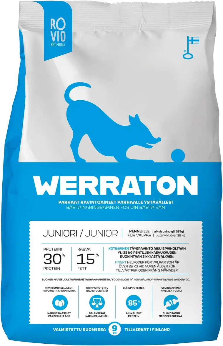 Werraton Juniori koiranruoka 9 kg