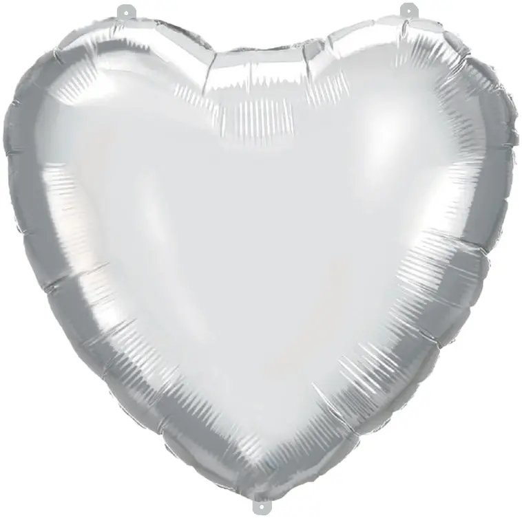 Foliopallo sydän puhallettava 46 cm
