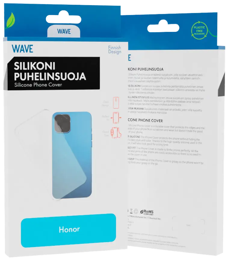 Wave Silikonisuoja, Honor Magic4 Lite 5G, Kirkas