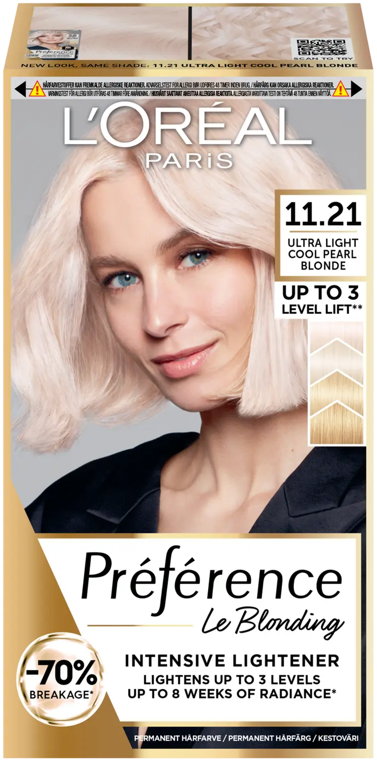 L Or al Paris Pr f rence Le Blonding 11 21 Ultra Light Extra Light Cool 