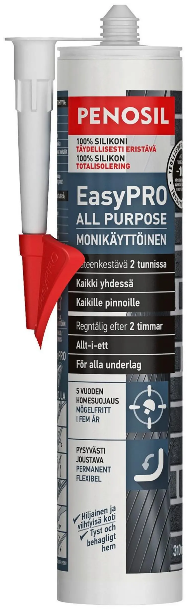 Penosil All Purpose  310ml harmaa silikonitiiviste