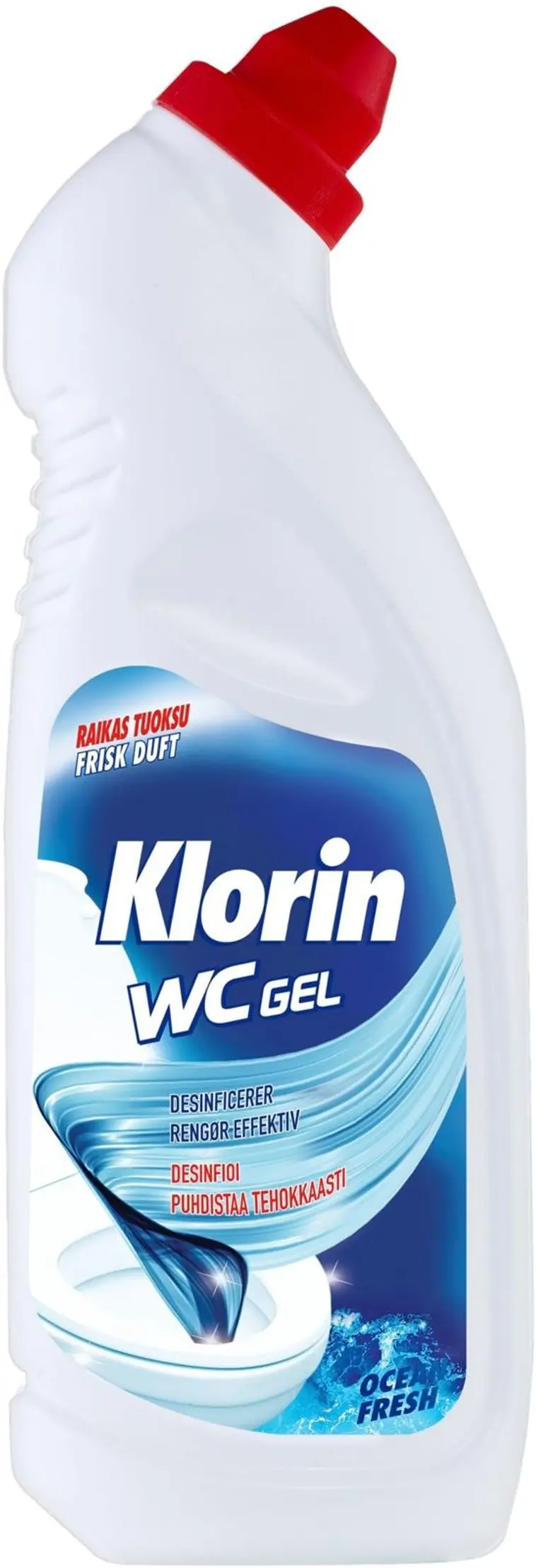 Klorin WC Gel Ocean Fresh WC-puhdistusgeeli 750 ml