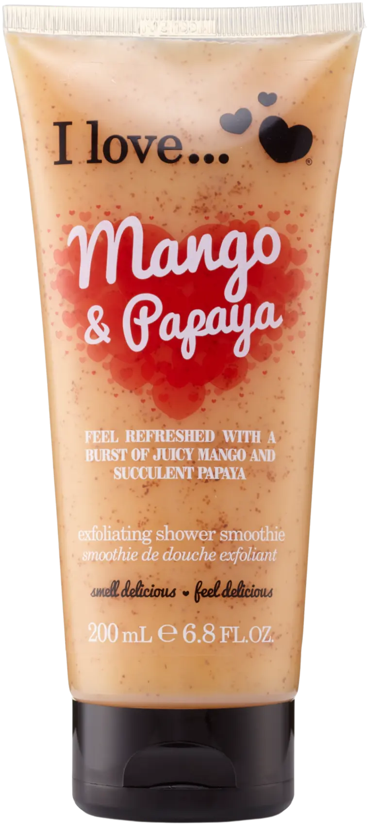 I Love… vartalokuorintavoide 200ml Mango & Papaya