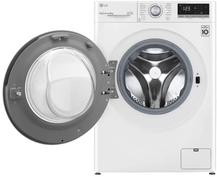 Lg edestä täytettävä pyykinpesukone 9kg F4WV409N1WE valkoinen - 2