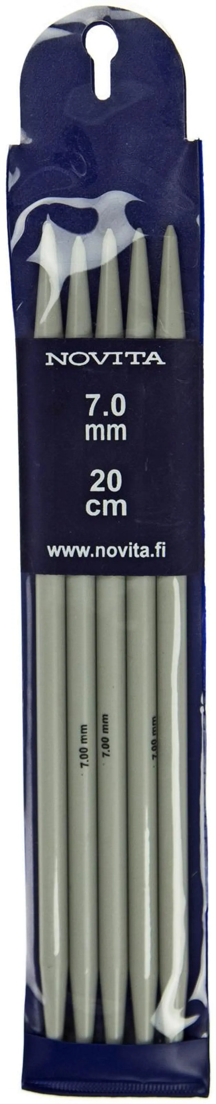Novita Sukkapuikot 20cm - 7 mm harmaa | Prisma verkkokauppa