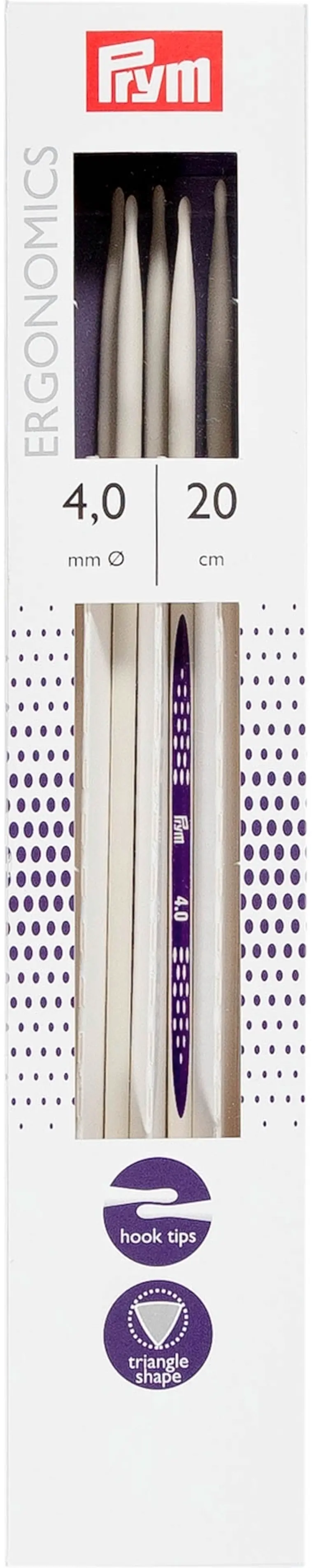 Prym Sukkapuikko Ergonominen 20cm - 4mm | Prisma verkkokauppa