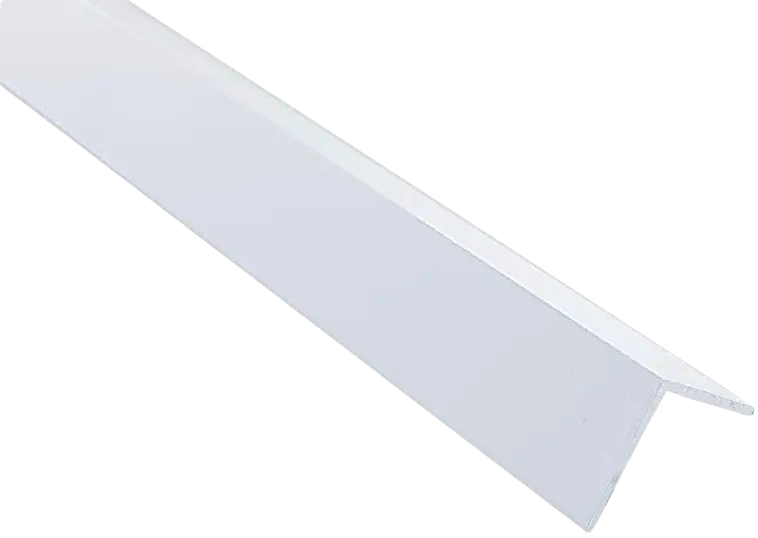 Alu kulmalista sileä 2x25x25x1000 valkoinen | Prisma verkkokauppa