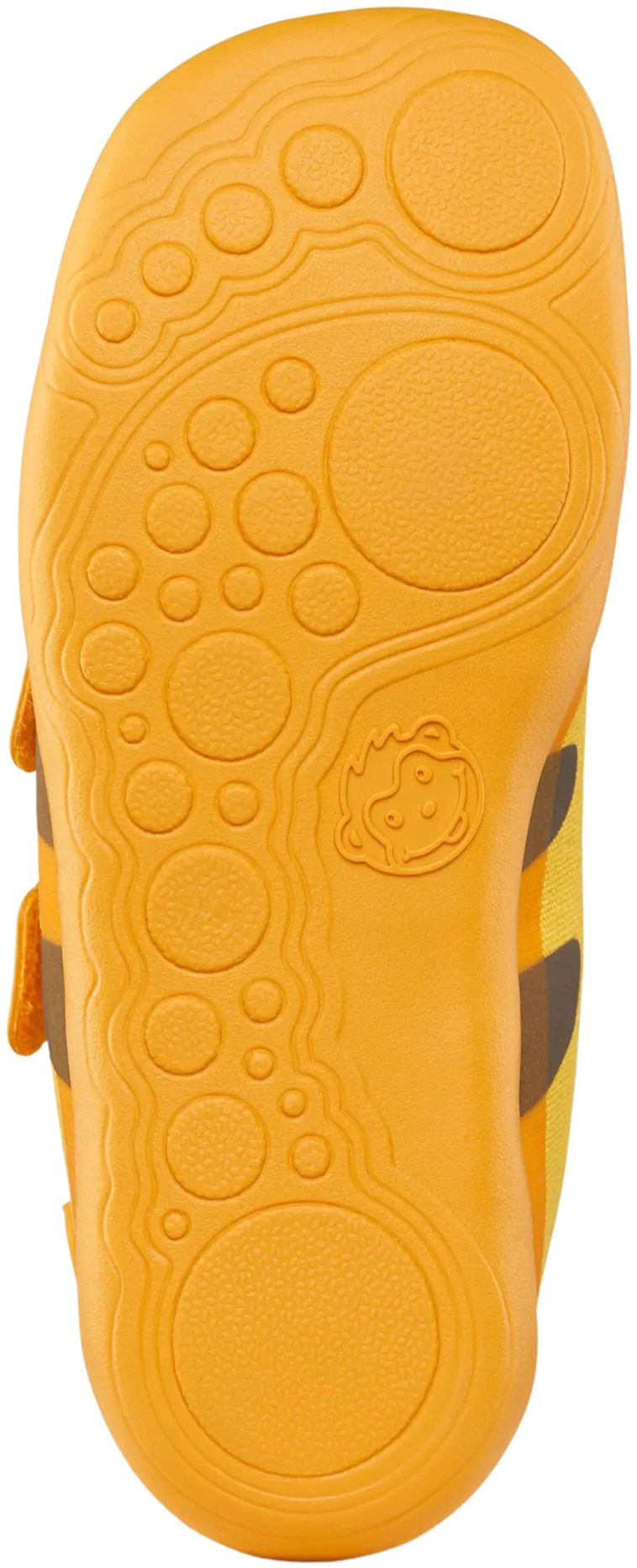 Affenzahn lasten paljasjalkalenkkari Cotton Lucky Tiger - Yellow - 3