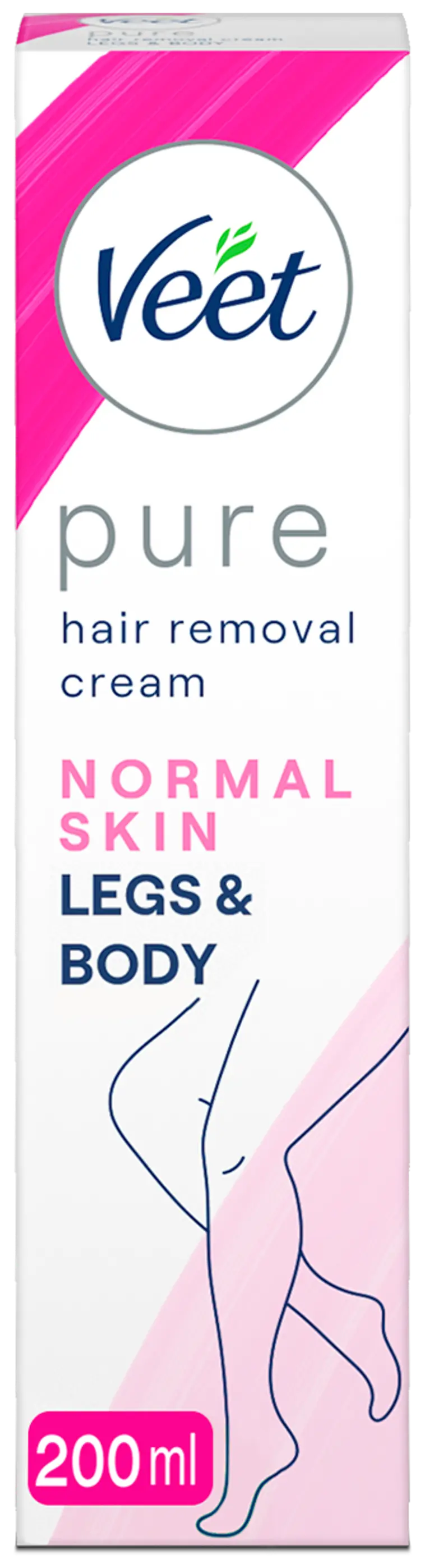 Veet ihokarvanpoistovoide Jalat&Vartalo Normaali iho 200ml