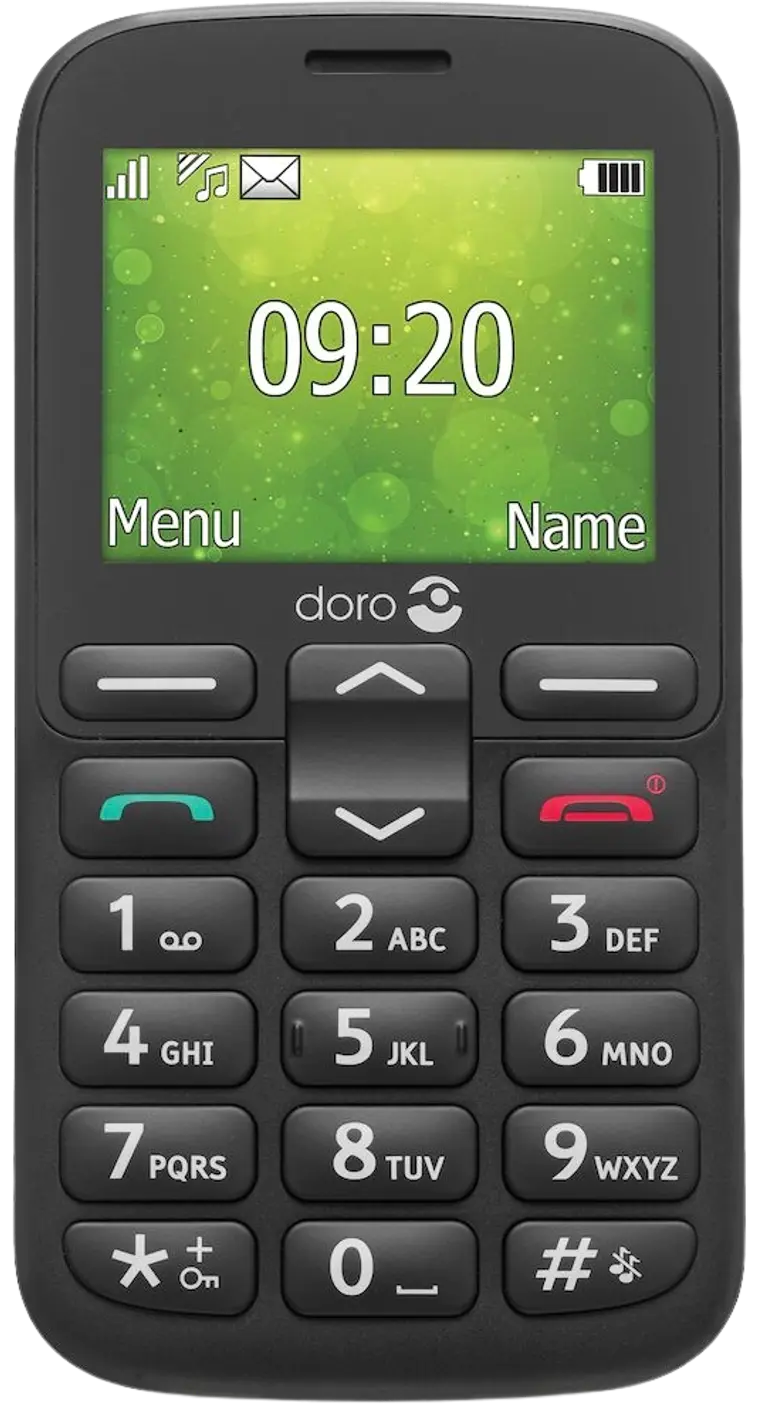 Doro 1382 Matkapuhelin Musta - 3