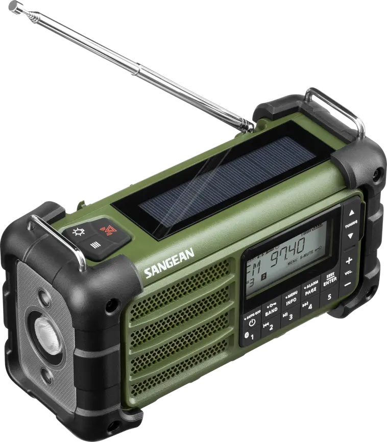 Sangean MMR-99 ladattava AM/FM-radio bluetooth yhteydellä, Forest-green
