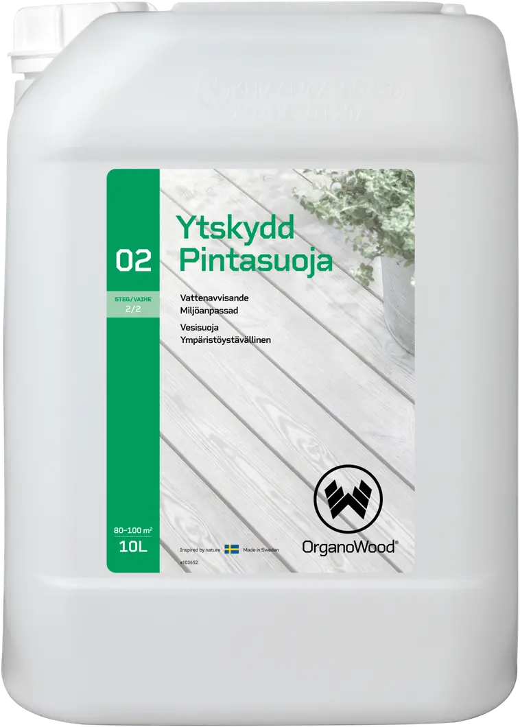 Organowood Puunsuoja 02 10 l vesisuoja 103316