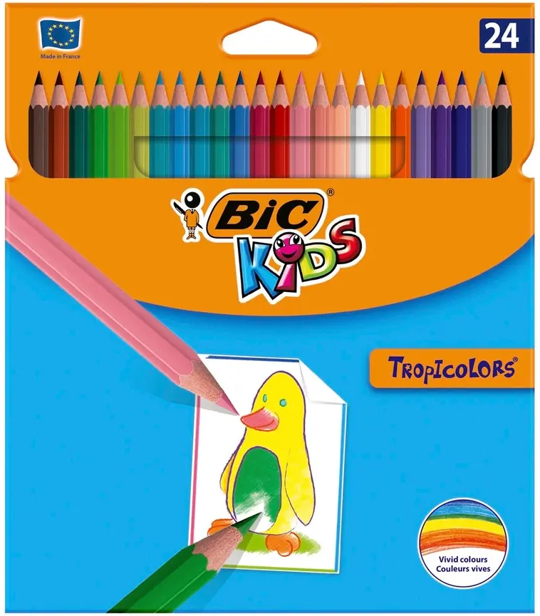 BIC Kids värikynä pitkä 24kpl