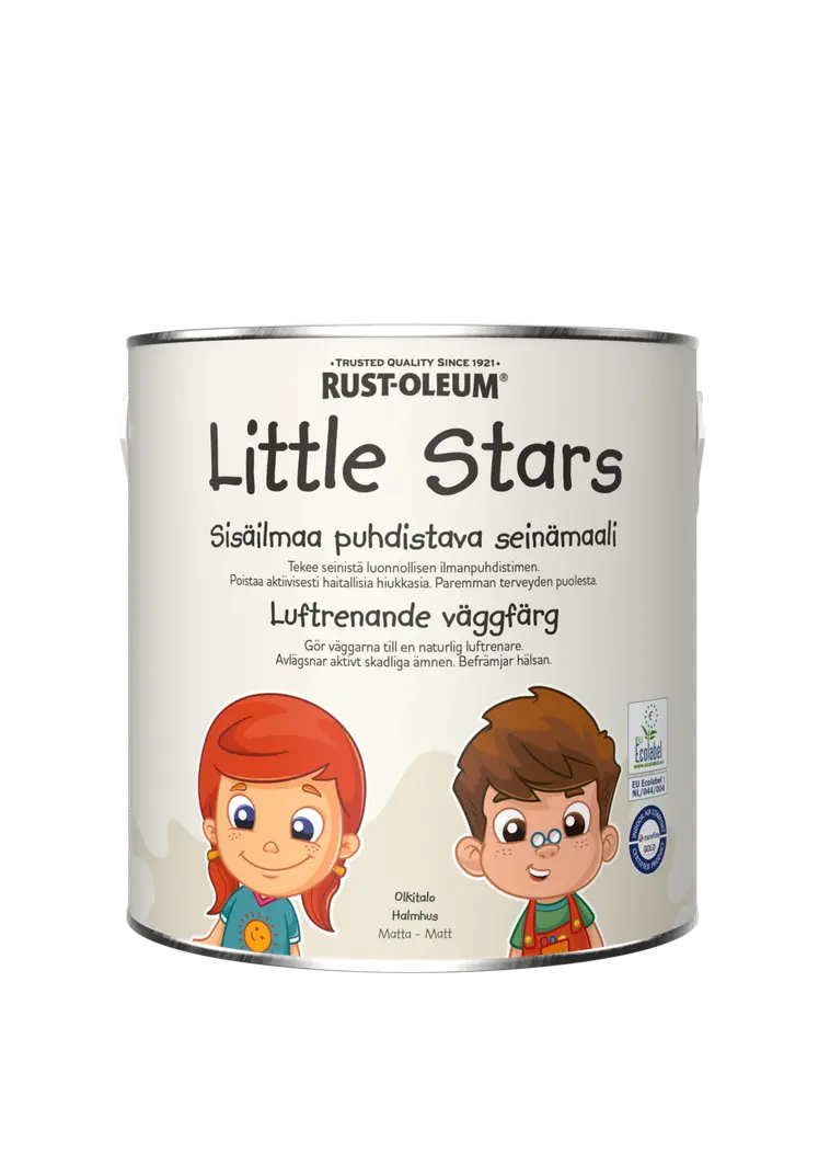 Rust-Oleum Little Stars Sisäilmaa puhdistava Seinämaali 2,5L Olkitalo |  Prisma verkkokauppa