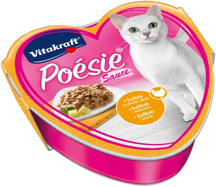 Vitakraft Poésie® Création Kissan märkäruoka, kalkkunaa juustokastikkeessa 85g