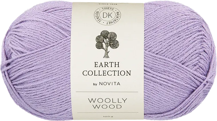 Novita Woolly Wood 100g 730 MUSTIKKAMAITO | Prisma verkkokauppa