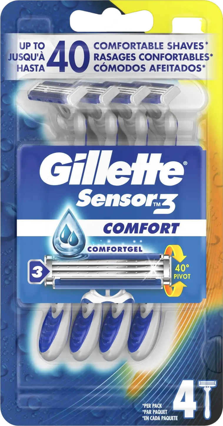 Gillette 4kpl Sensor3 Comfort varsiterä