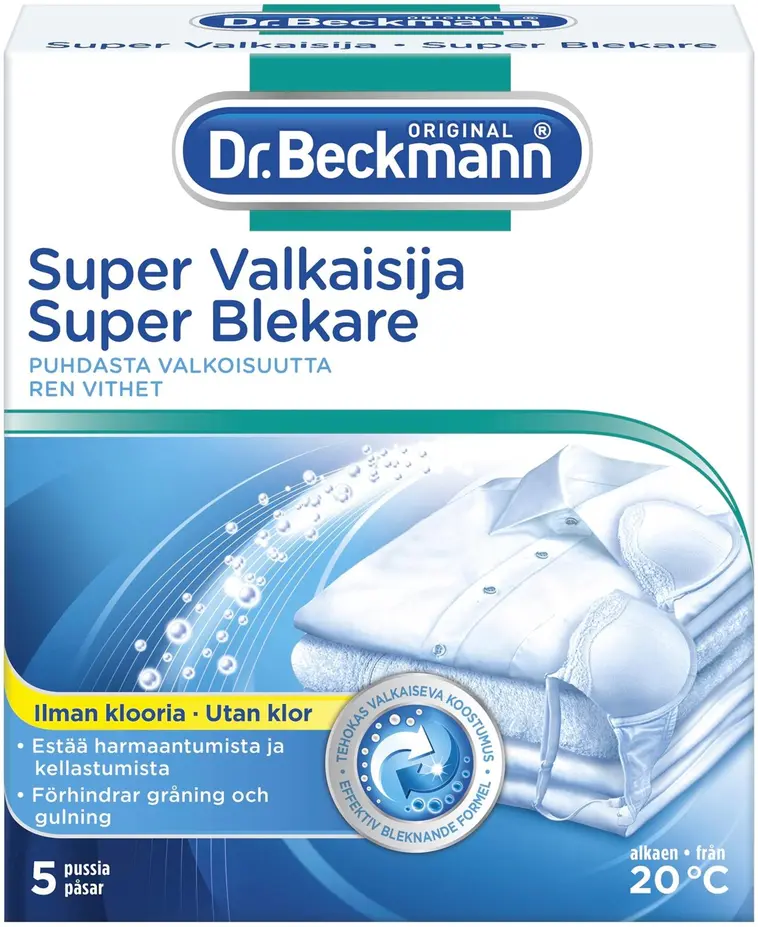 Dr Beckmann 5x40g Super Valkaisija