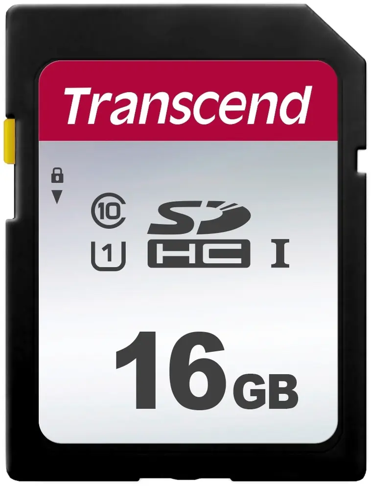 Transcend 300S muistikortti 16GB U1 SD